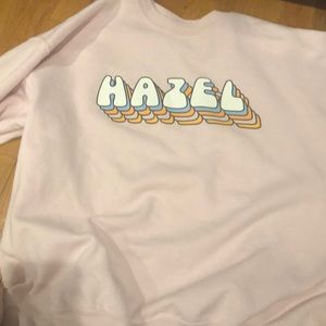 hazel pink crewneck